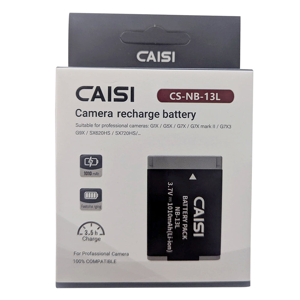 CAISI NB-13L Battery Compatible for Canon G7 X III/G7 X II/SX740