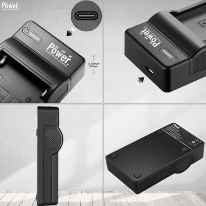 DMK Power NB-13L USB Battery Charger Compatible for Canon G7 X III/G7 X II - PixelMax