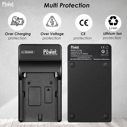 DMK Power NB-13L USB Battery Charger Compatible for Canon G7 X III/G7 X II - PixelMax