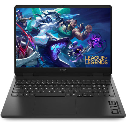 HP OMEN 16-an0003nr Slim Gaming Laptop, 16" 2K IPS 165Hz Micro-Edge Display, Intel Core Ultra 7 255H, 32GB RAM 1TB SSD, GeForce RTX 5070 8GB Graphics, ENG KB, Windows 11 Home, Shadow Black - PixelMax