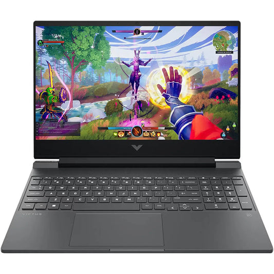 HP Victus 15-fb3093dx Gaming Laptop, 15.6'' FHD IPS 144Hz Display, AMD Ryzen 7 -7445HS Processor, 16GB RAM 512GB SSD, 6GB NVIDIA GeForce RTX 4050 Graphics, ENG KB, Windows 11 Home, Mica Silver - PixelMax