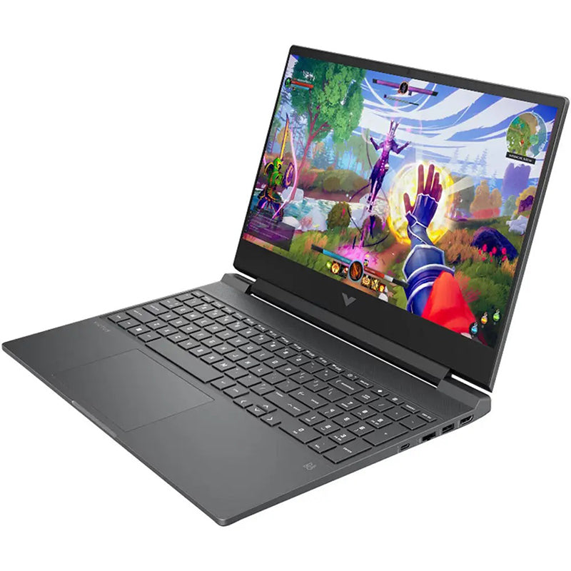 HP Victus 15-fb3093dx Gaming Laptop, 15.6'' FHD IPS 144Hz Display, AMD Ryzen 7 -7445HS Processor, 16GB RAM 512GB SSD, 6GB NVIDIA GeForce RTX 4050 Graphics, ENG KB, Windows 11 Home, Mica Silver - PixelMax