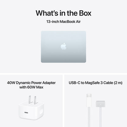 Apple MacBook Air M5 Chip (2026) 13-inch, 10-Core CPU 10-Core GPU, 24GB RAM 1TB SSD, English - PixelMax
