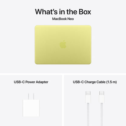 Apple MacBook Neo A18 Pro Chip (2026) 13-inch, 6-Core CPU 5-Core GPU, 8GB RAM, English - PixelMax