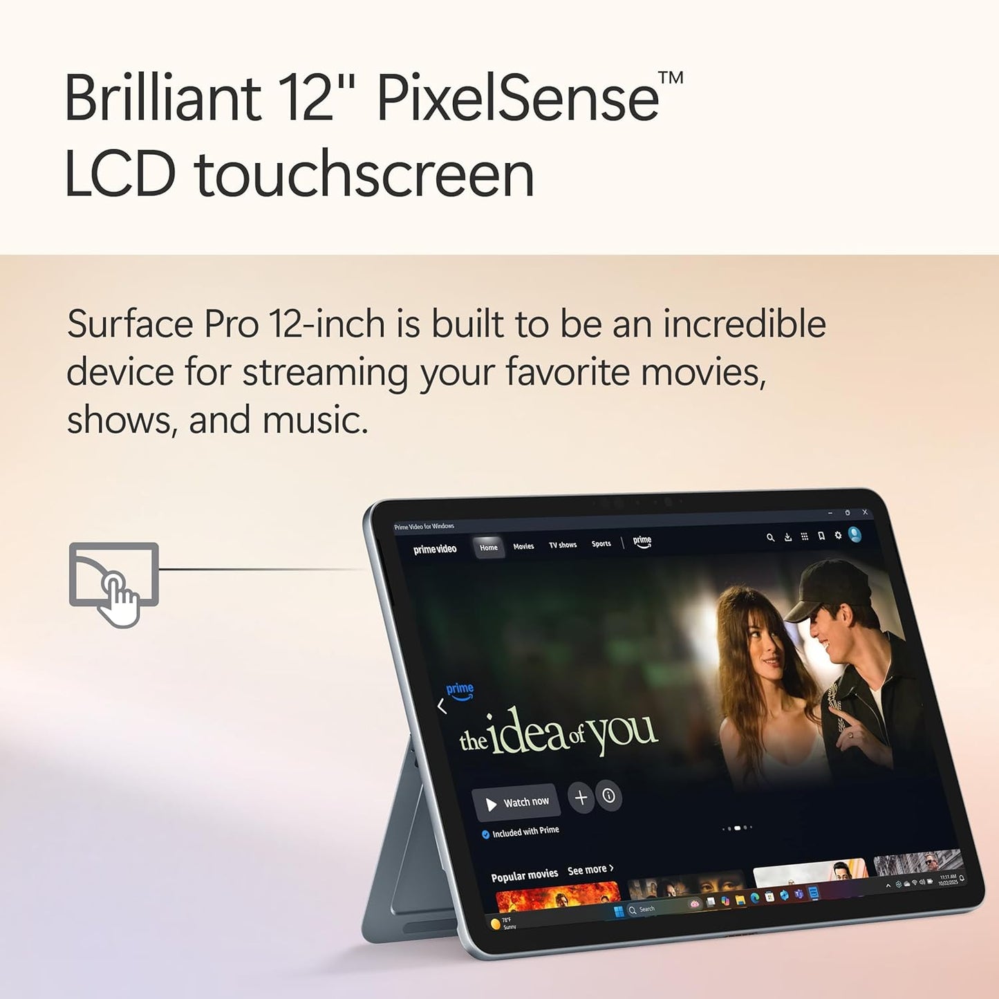 Microsoft Surface Pro 12-inch (2025), Copilot+ PC Snapdragon X Plus, 16GB RAM 256GB SSD, Windows 11 Home - Platinum - PixelMax