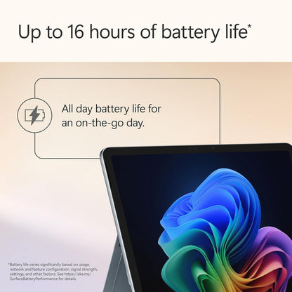 Microsoft Surface Pro 12-inch (2025), Copilot+ PC Snapdragon X Plus, 16GB RAM 256GB SSD, Windows 11 Home - Platinum - PixelMax