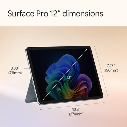 Microsoft Surface Pro 12-inch (2025), Copilot+ PC Snapdragon X Plus, 16GB RAM 512GB SSD, Windows 11 Home - PixelMax