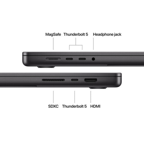 Apple Macbook Pro M4 Max Chip (2024) 16-inch, 16-Core CPU 40-Core GPU, 48GB RAM 1TB SSD, English - PixelMax