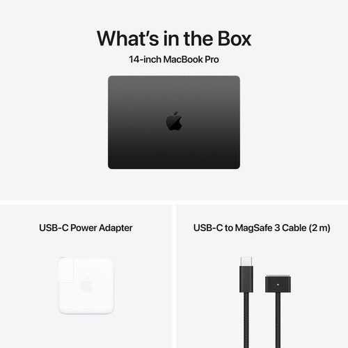 Apple Macbook Pro M4 Pro Chip (2024) 14-inch, 14-Core CPU 20-Core GPU, 24GB RAM 1TB SSD, English - PixelMax