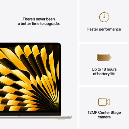 Apple MacBook Air M4 Chip (2025) 13-inch, 10-core CPU and 10-core GPU, English - PixelMax