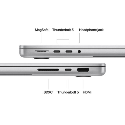 Apple Macbook Pro M4 Pro Chip (2024) 14-inch, 12-Core CPU 16-Core GPU, 24GB RAM 512GB SSD, English - PixelMax