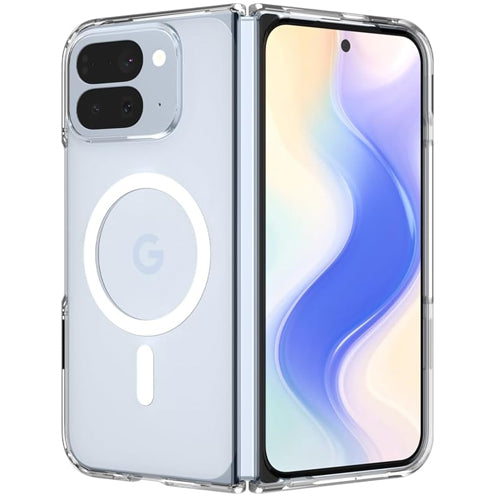 Clear Case for Google Pixel 10 Pro Fold Crystal Clear Silicone Cover Bumper Shockproof Protective Cover - PixelMax