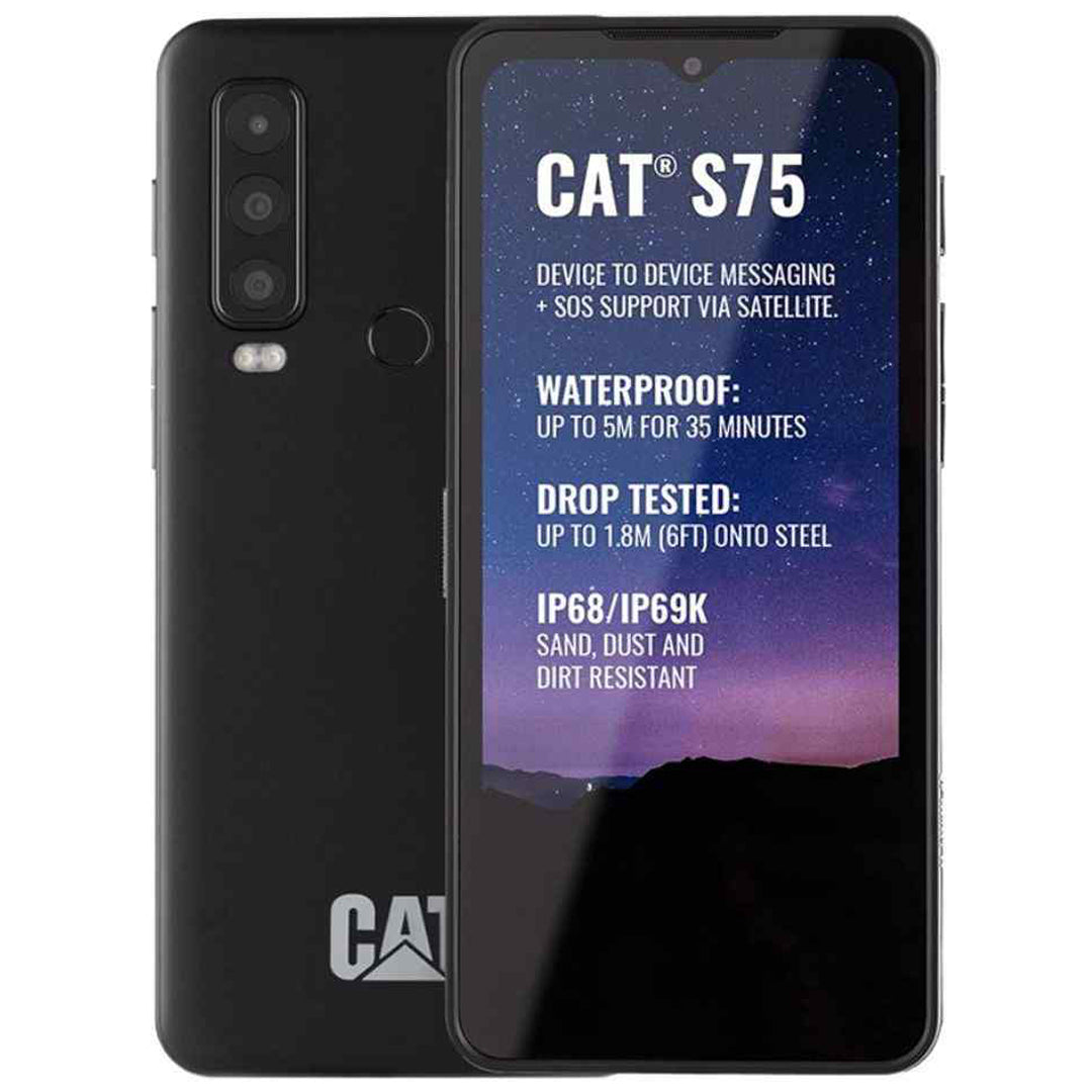 Cat S75 5G Dual Sim 128GB 6GB RAM, Black - PixelMax