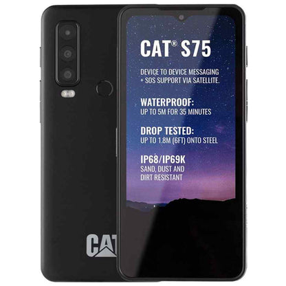 Cat S75 5G Dual Sim 128GB 6GB RAM, Black - PixelMax