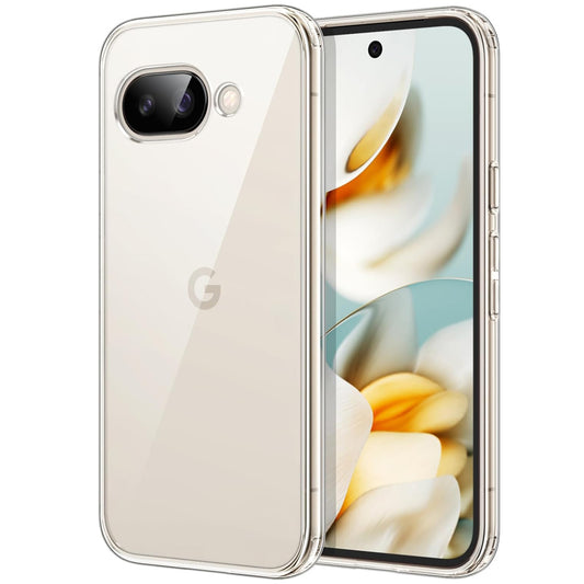 Clear Case for Google Pixel 9a Crystal Clear Silicone Cover Bumper Shockproof Protective Cover - PixelMax