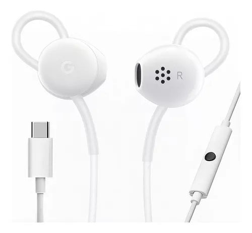 Google Pixel USB-C Wired Earbuds, White - PixelMax
