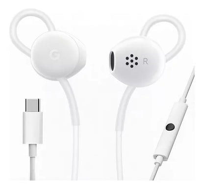 Google Pixel USB-C Wired Earbuds, White - PixelMax