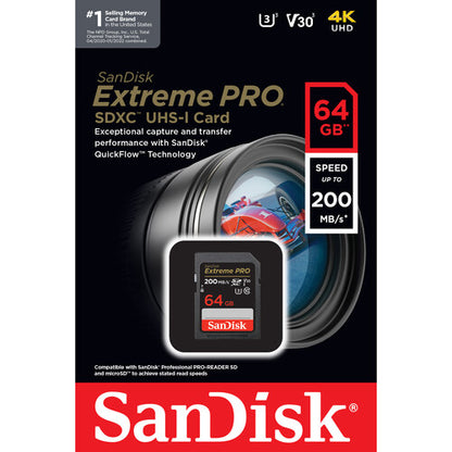 SanDisk Extreme Pro UHS-I SDXC Memory Card - PixelMax