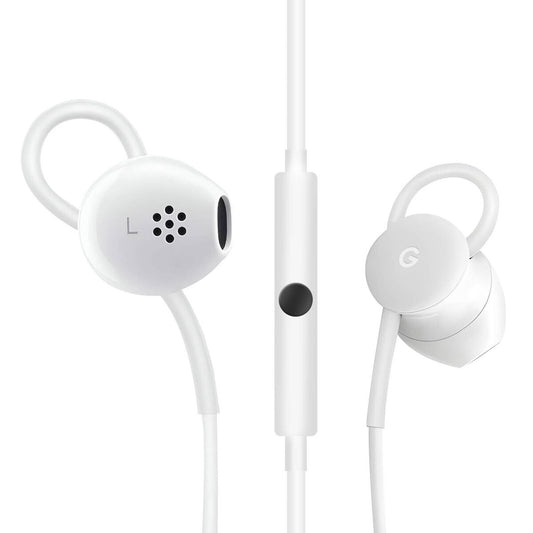 Google Pixel USB-C Wired Earbuds, White - PixelMax