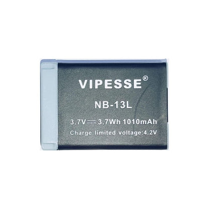 VIPESSE NB-13L Battery Compatible for Canon G7 X III/G7 X II - PixelMax